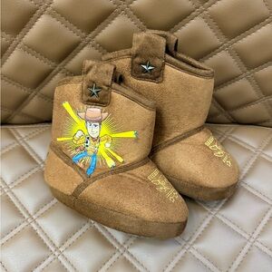 Toy Story Woody Cowboy Boot Slippers toddler size 5/6